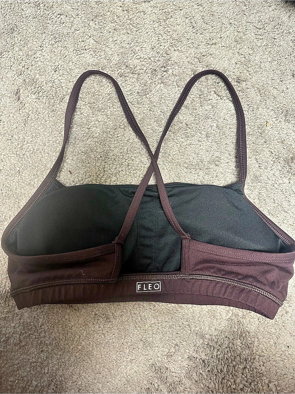Fleo Chloe Sports Bra in Brown